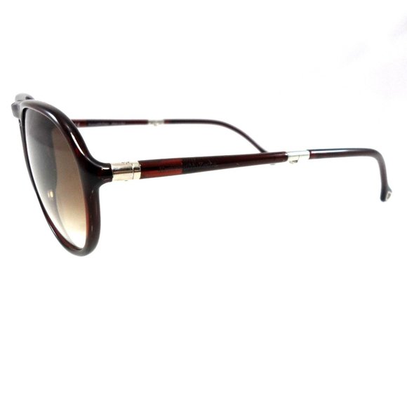 🎁FATHERS DAY ERMENEGILDO ZEGNA Foldable Aviator Gradient Brown Lens Sunglasses - Picture 10 of 16